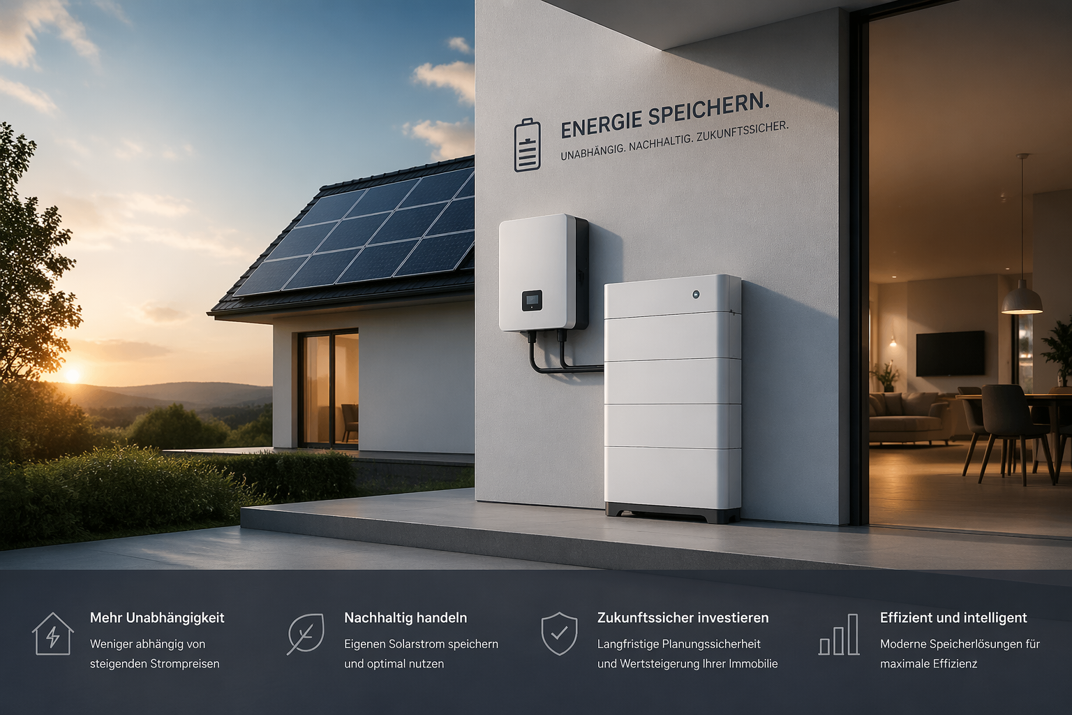 Energiespeicherlösung für Photovoltaikanlagen